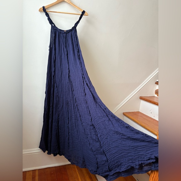 NWT Free People Mckinley Maxi Dress in Celestial Indigo - Picture 5 of 12